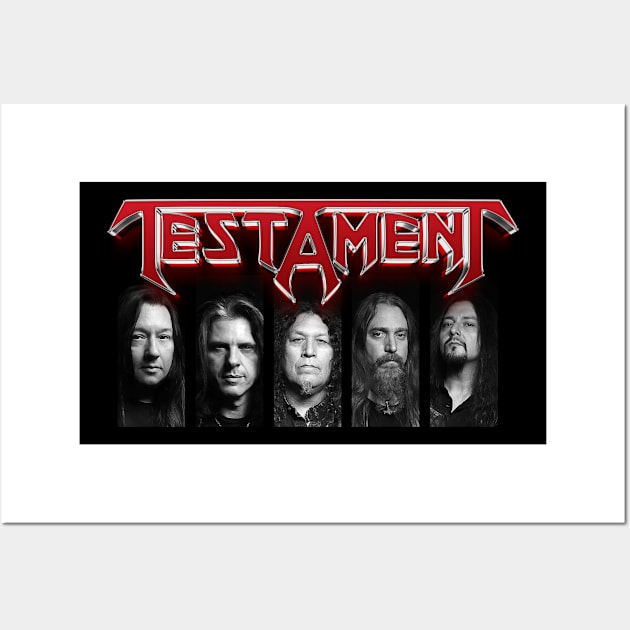 Testament Band Wall Art by 730